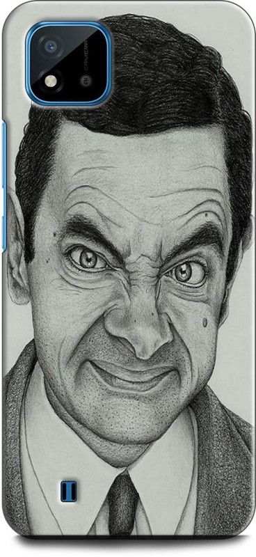 KEYCENT Back Cover for Realme C11 2021, RMX3231 MR. BEAN, FUNNY FACE  (Multicolor, Pack of: 1)