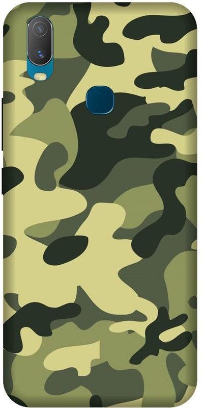 URCHIN Back Cover for Vivo U10 Camouflage, Army, Army Print, Abstract, Green, Pattern  (Multicolor, Shock Proof, Pack of: 1)