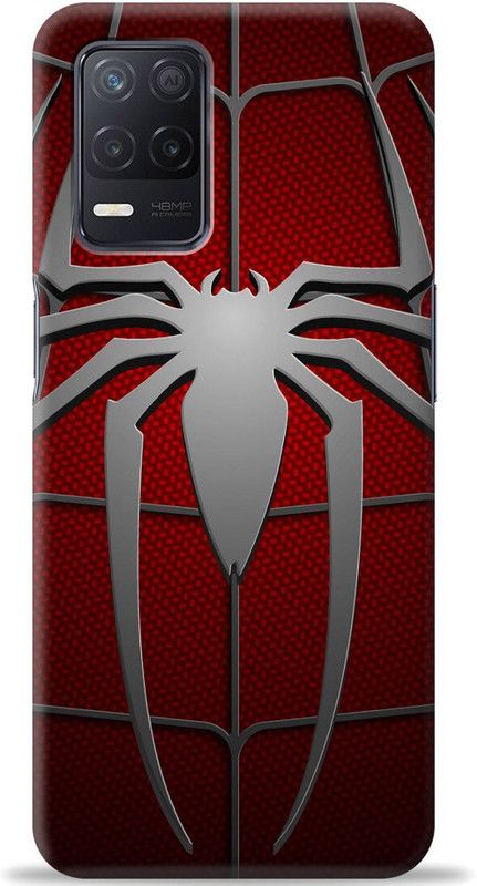 Loffar Back Cover for Realme Narzo 30 5G  (Red, Grey, Shock Proof, Pack of: 1)
