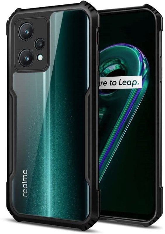 S-Softline Back Cover for Realme 9 pro, Flexible shock absorbing TPU body  (Transparent)