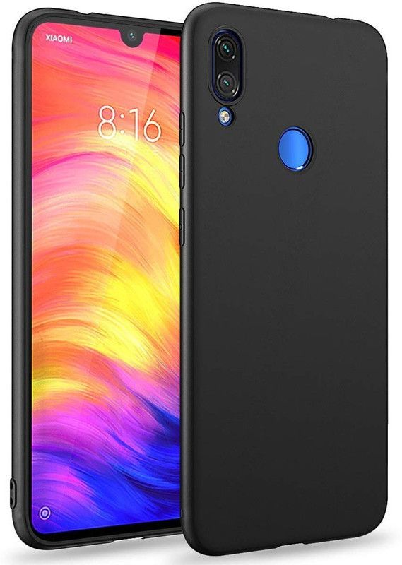 Snatchy Back Cover for Mi Redmi Note 7, Mi Redmi Note 7 Pro, Mi Redmi Note 7S  (Black, Silicon)