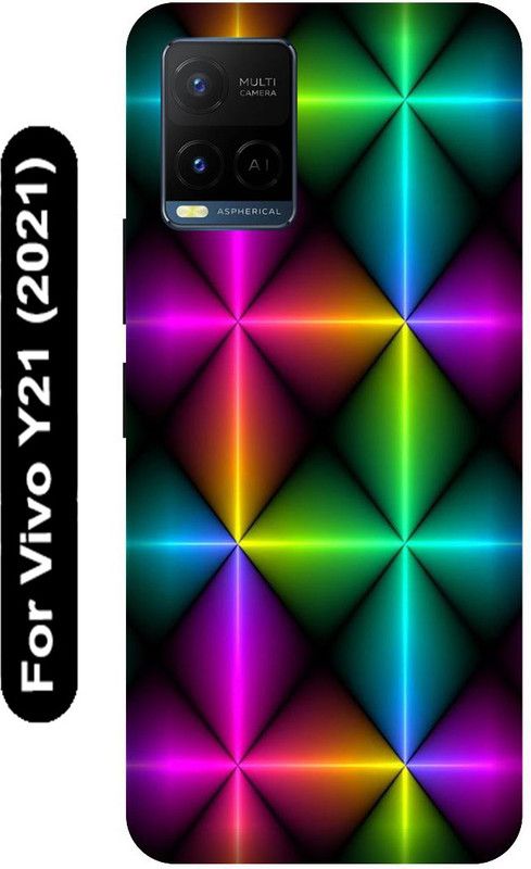 SSMORYA Back Cover for Vivo Y21 2021, Vivo V2111, 3D Design Printed  (Multicolor, Hard Case, Pack of: 1)