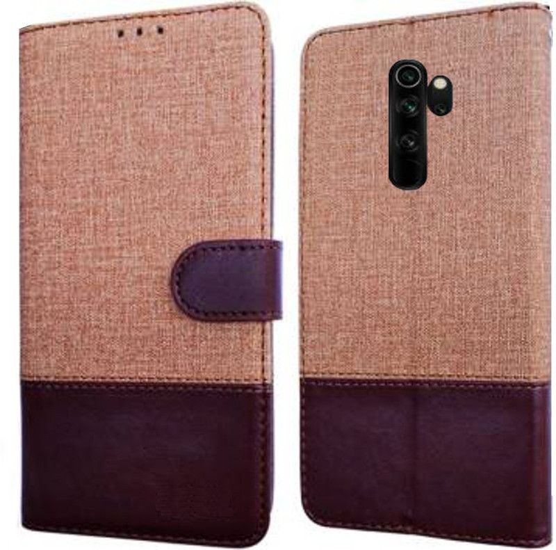 Balacase Flip Cover for Mi Redmi Note 8 Pro  (Brown, Dual Protection, Pack of: 1)