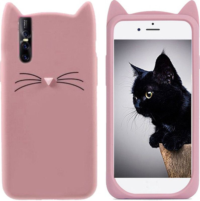 YOCOLOURS Back Cover for Vivo V15  (Pink, Pack of: 1)