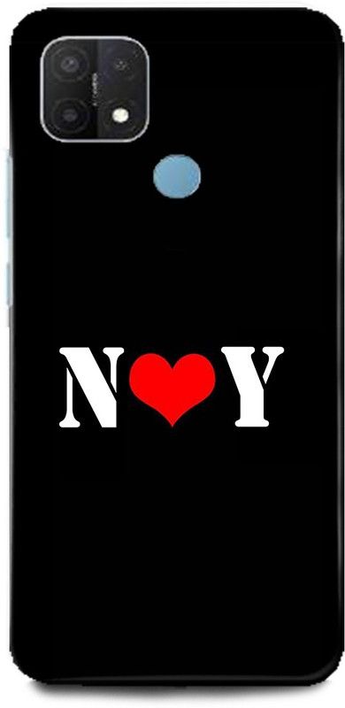 Afterglow Back Cover for Oppo A15 N Y, N LOVES Y, NAME, LETTER, ALPHABET, NY LOVE, HART  (Multicolor, Shock Proof, Pack of: 1)