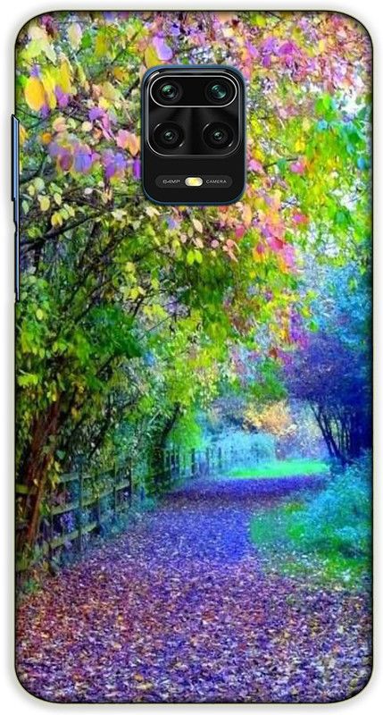 iprinto Back Cover for Redmi Note 10 Lite, Mi Redmi Note 9 Pro Nature Back Cover  (Blue, Hard Case, Pack of: 1)