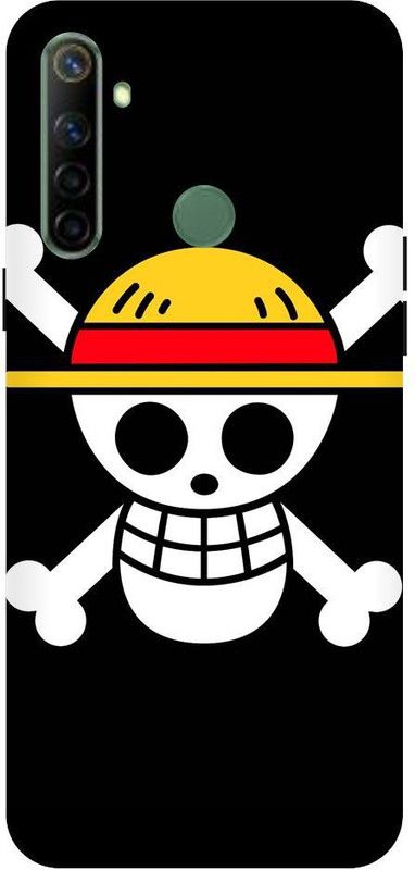 URCHIN Back Cover for Realme5s Luffy, Monkey D Luffy, One Piece, Pirate, Skull, Cartoon  (Multicolor, Shock Proof, Pack of: 1)