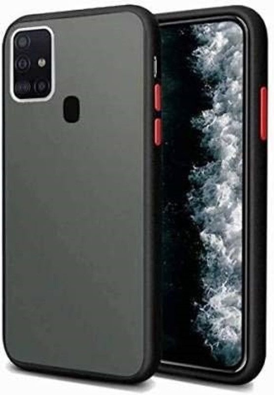 JBJ Back Cover for REALME C15  (Black, Shock Proof, Pack of: 1)