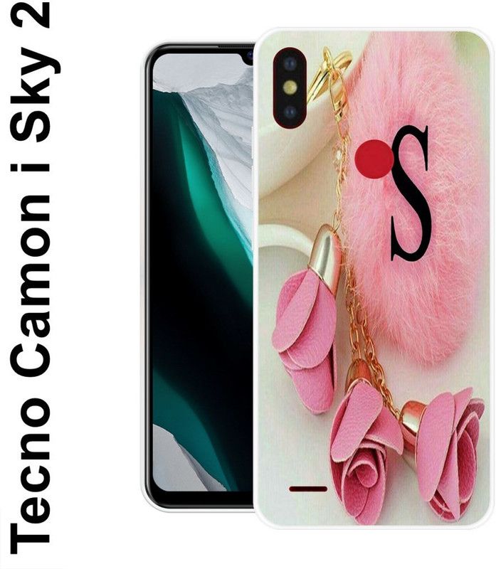 JATLAND Back Cover for Tecno Camon I Sky 2  (Beige, Pink, Grip Case, Silicon)