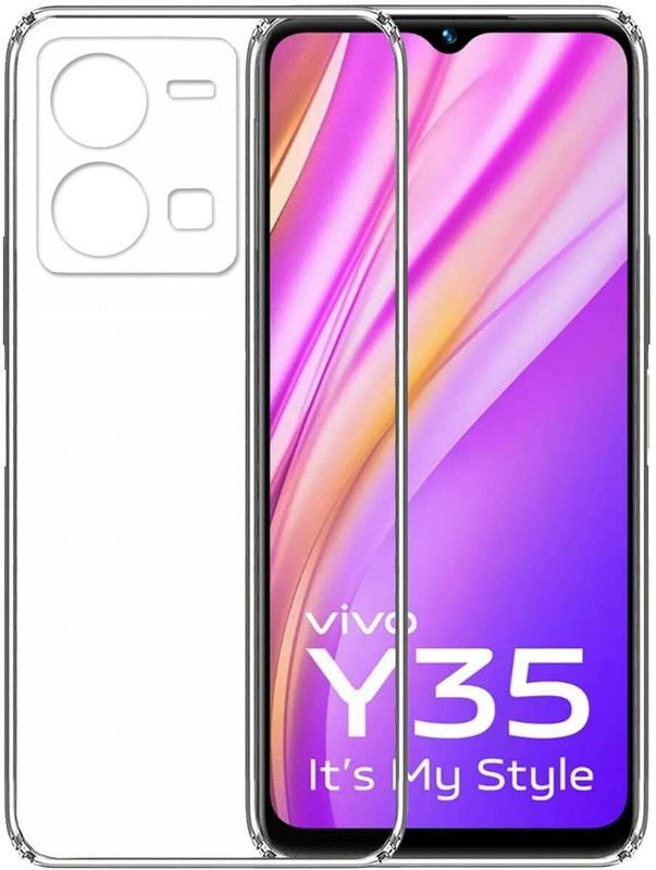 jpmobilecases Bumper Case for VIVO Y35  (Transparent, Pack of: 1)