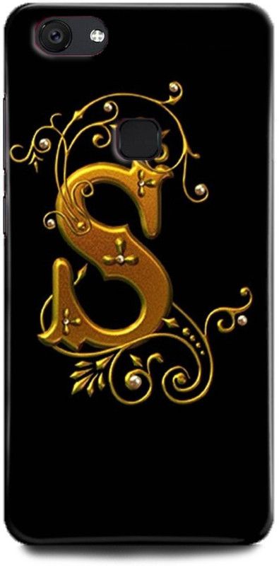 INTELLIZE Back Cover for Vivo V7/1718 S letter,Printed  (Multicolor, Shock Proof, Pack of: 1)