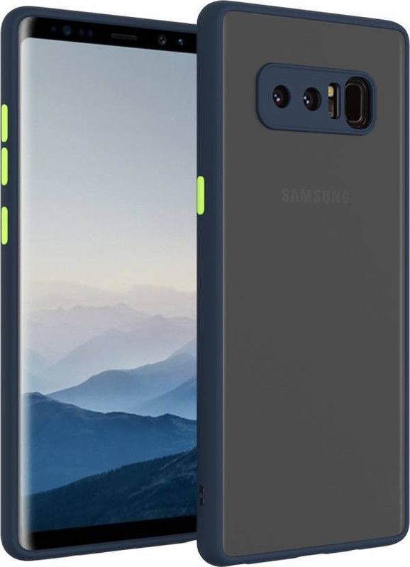 FIVE-O Back Cover for Samsung Galaxy Note 8  (Blue, Camera Bump Protector, Pack of: 1)