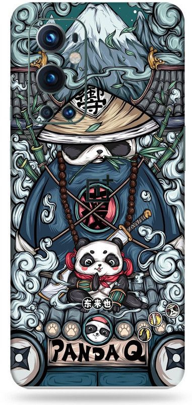 OggyBaba one+9 Pro Mobile Skin  (Ninja Panda Skin Matte Finish)