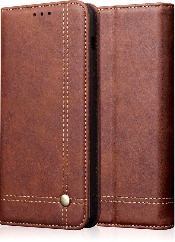 Flip Kick Stand Flip Cover for Samsung Galaxy Note 8  (Brown, Shock Proof)