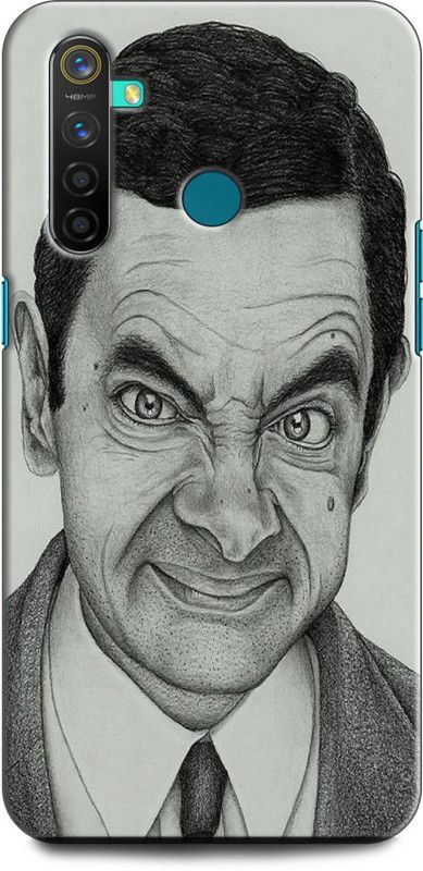 INDICRAFT Back Cover for Realme Narzo 10, RMX2040 MR. BEAN, FUNNY FACE  (Multicolor, Shock Proof)