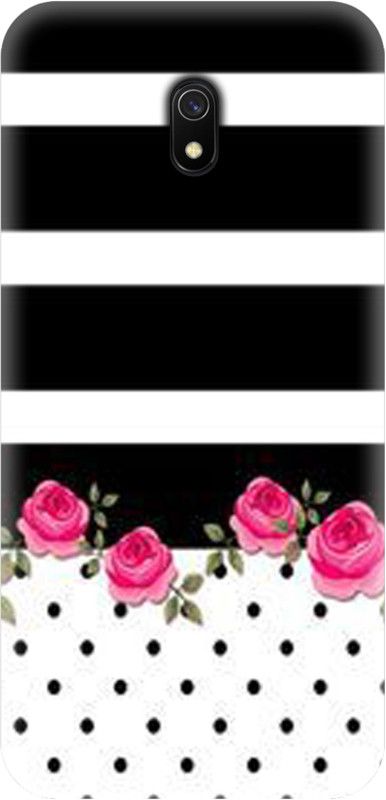 Smutty Back Cover for Mi Redmi 8A, MZB8458IN - Rose Pattern Print  (Multicolor, Hard Case, Pack of: 1)