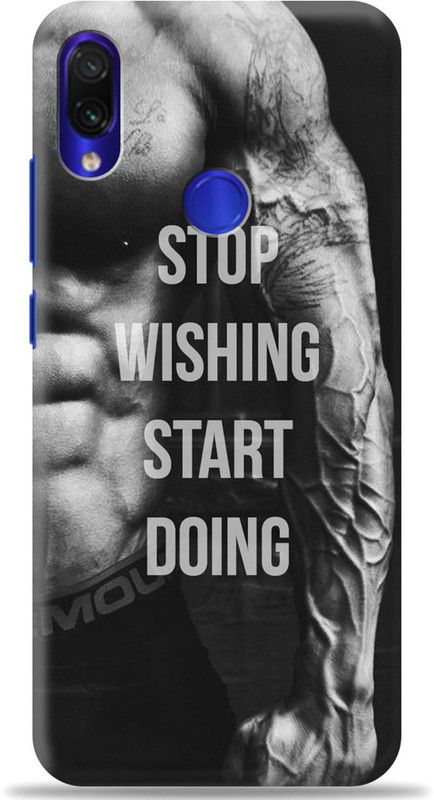 Loffar Back Cover for Redmi Note 7S  (Grey, Shock Proof, Pack of: 1)
