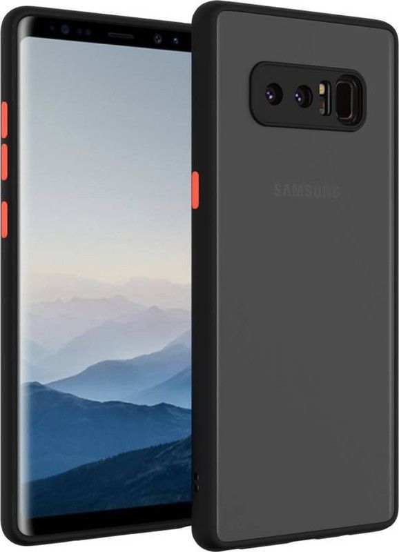 FIVE-O Back Cover for Samsung Galaxy Note 8  (Black, Camera Bump Protector, Pack of: 1)