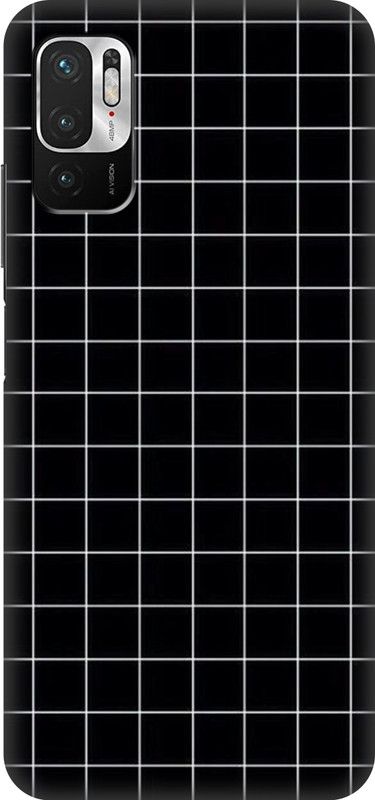 Lilliput Back Cover for REDMI Note 10T 5G  (Black, Hard Case)