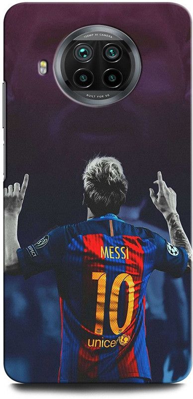 INTELLIZE Back Cover for Mi 10i M10iX05/m2007j17iMESSI, LIONE MESSI, FOTBALL, MESSI 10, BARCELONA, SPORTS  (Multicolor, Hard Case, Pack of: 1)