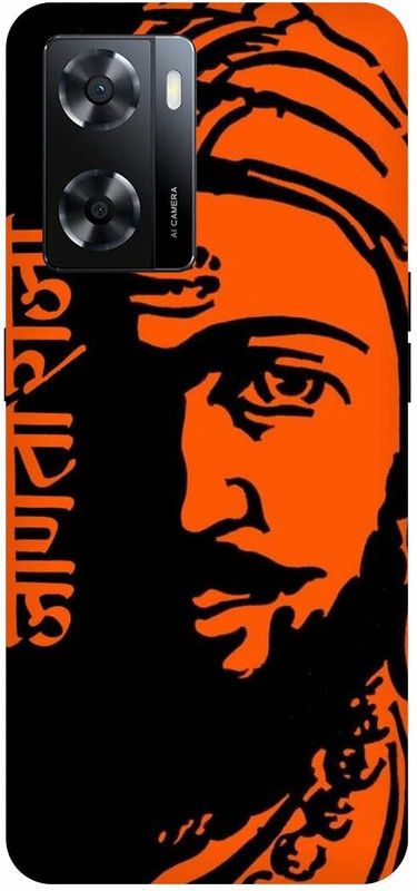 PICHKU Back Cover for OPPO A57- PFTM20-CHATRAPATI,SHIVA,JI,MAHARAJ,MARATHA,HISTORY,KING,BHAGWA,RAAJE,HINDU,LION  (Orange, Hard Case, Pack of: 1)
