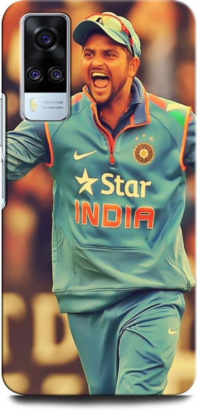 GRAFIQE Back Cover for Vivo Y51A V2031 SURESH RAINA, INDIAN CRICKETER, SPORT  (Multicolor, Shock Proof, Pack of: 1)