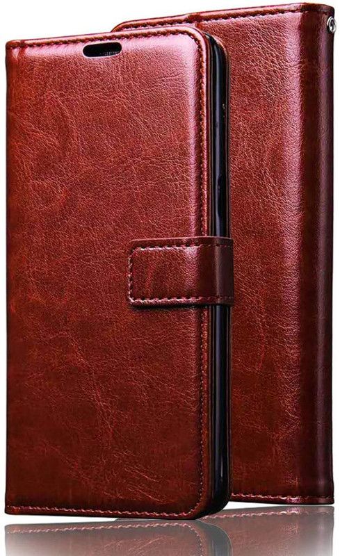 XORB Flip Cover for Poco M4 Pro 4G  (Brown, Magnetic Case, Pack of: 1)