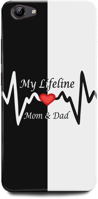 INTELLIZE Back Cover for Vivo Y71i/1801 Mom Dad Love,Printed  (Multicolor, Shock Proof, Pack of: 1)