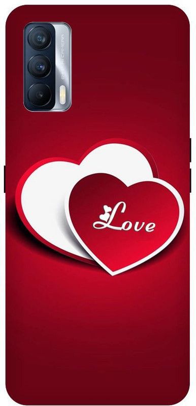 URCHIN Back Cover for Realme X7 Heart, Love, Cute, Glitters, Love you  (Multicolor, Shock Proof)