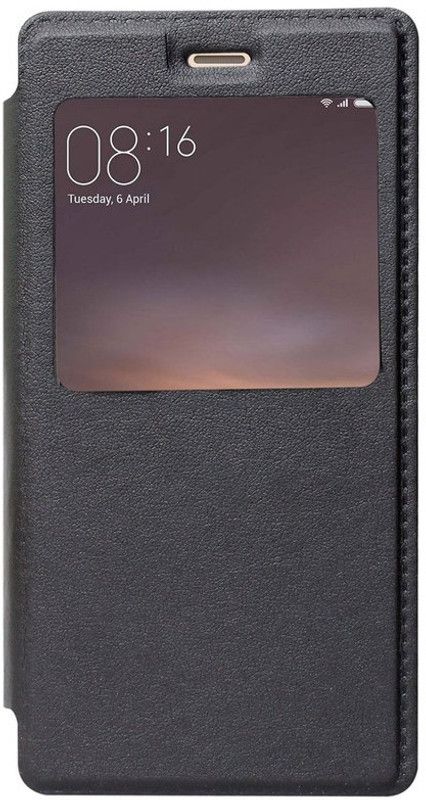 Elica Flip Cover for Samsung Galaxy S6 Edge  (Black, Shock Proof, Pack of: 1)