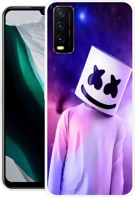 PictoWorld Back Cover for Vivo Y20T, Vivo Y20A, Vivo Y20G, Vivo Y12s, Vivo Y20i, Vivo Y20,  (Multicolor, Grip Case, Silicon, Pack of: 1)