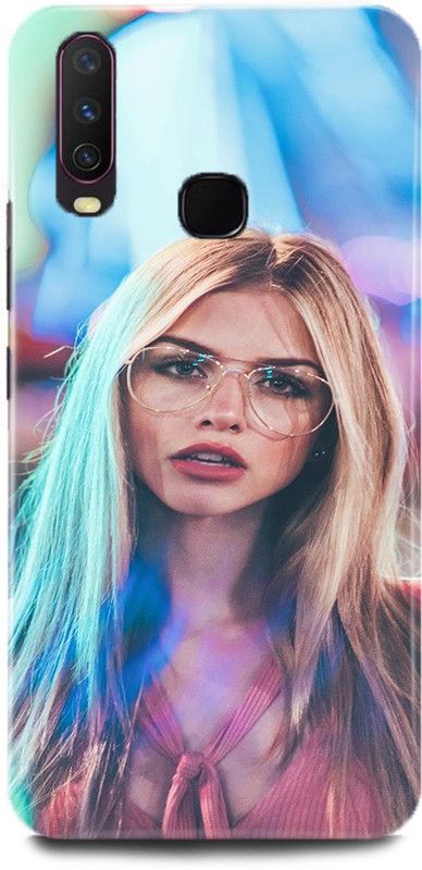 DIKRO Back Cover for VIVO Y12, 1904, GIRL, CUTE, GIRL, LOVELY, GIRL, ANIME, LOVE  (Multicolor, Hard Case, Pack of: 1)
