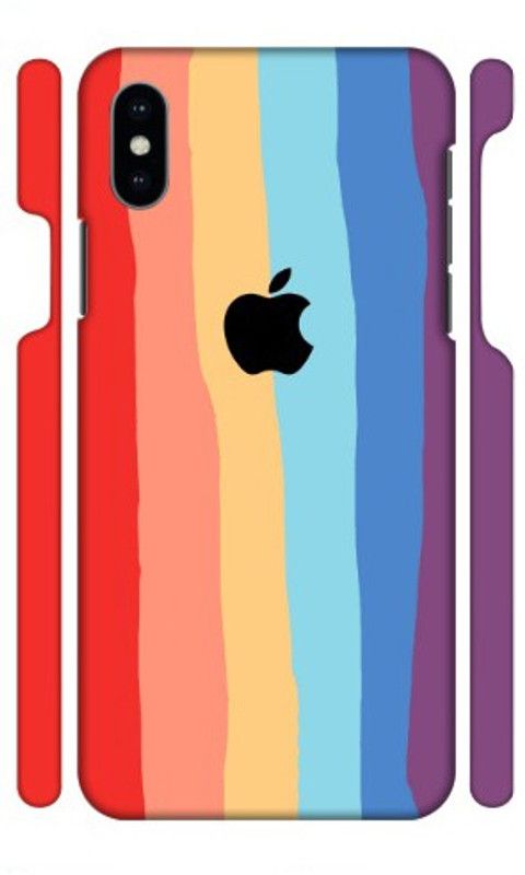 Thermobeans Back Cover for Rainbow (Red) Printed Hard Back Case For IPhone X / IPhone XS  (Multicolor, Hard Case, Pack of: 1)