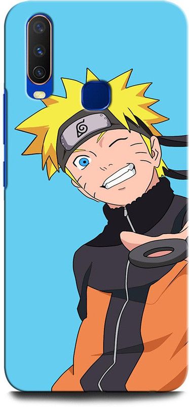 GRAFIQE Back Cover for Vivo Y15 1901 NARUTO, ANIME, NEON, GOKU  (Multicolor, Shock Proof)