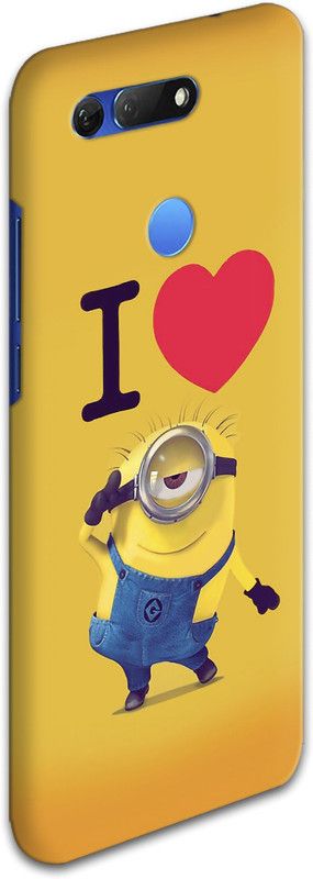CoDecor Back Cover for Huawei Honor View 20  (Yellow, Hard Case, Pack of: 1)