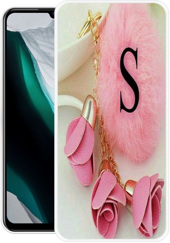 Khadoliya Back Cover for OPPO K1  (Pink, White, Silicon, Pack of: 1)