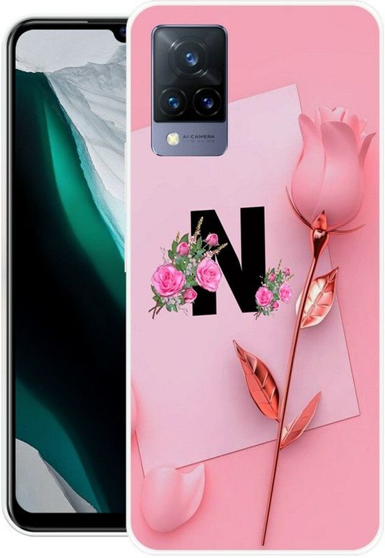 SHIVKUDI Back Cover for Vivo V21 5G  (Multicolor, Grip Case, Silicon, Pack of: 1)