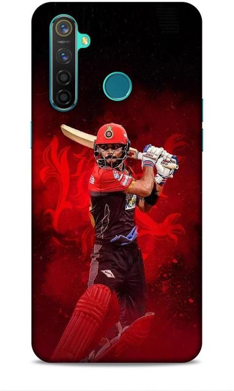 CRAFTARA Back Cover for Realme 5 Pro  (Black, Red)