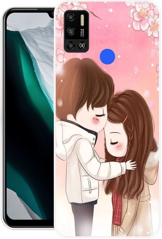 KUDI Back Cover for Tecno Spark 6 Air  (Multicolor, Grip Case, Silicon)