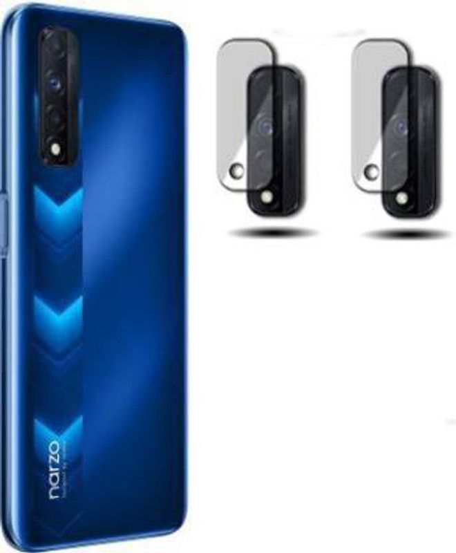 XAZE Back Camera Lens Glass Protector for Realme narzo 30  (Pack of: 2)