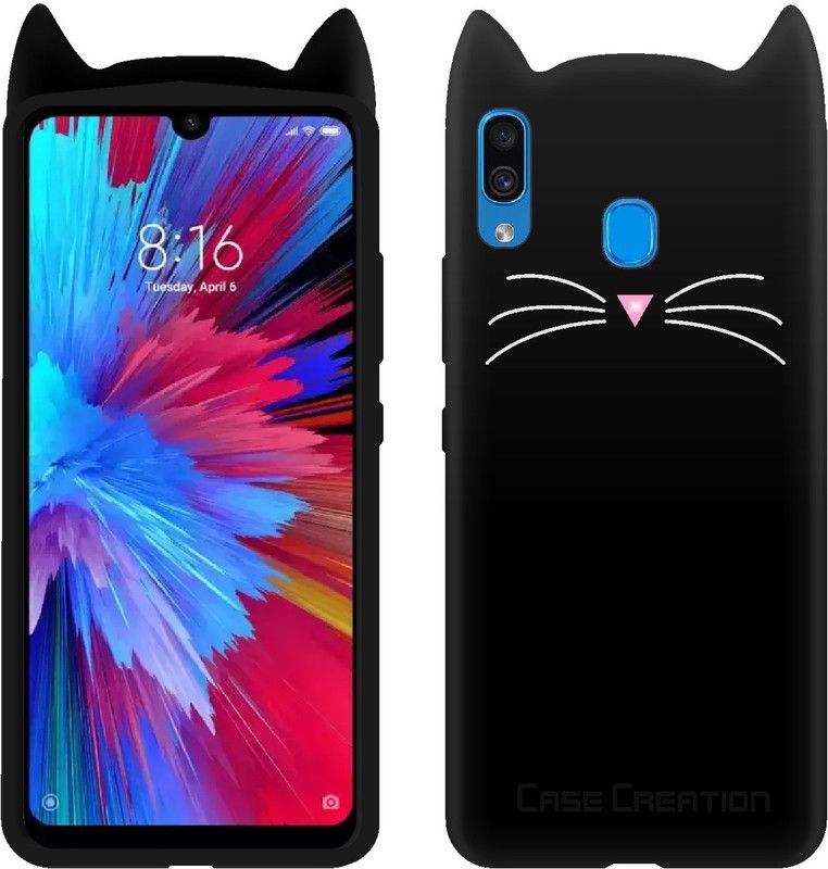 CASE CREATION Back Cover for Mi Redmi Note 7, Mi Redmi Note 7 Pro, Mi Redmi Note 7S  (Black, Grip Case, Pack of: 1)