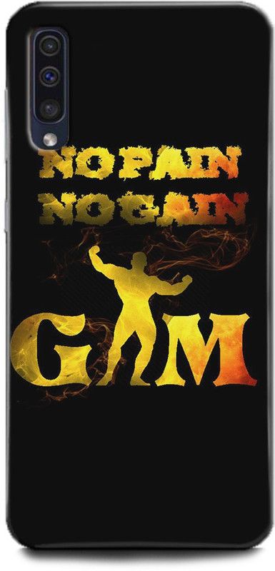 INDICRAFT Back Cover for Samsung Galaxy A50s, gym, Printed  (Multicolor, Shock Proof, Pack of: 1)