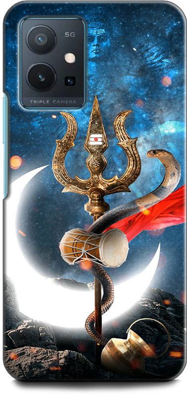 INDICRAFT Back Cover for IQOO Z6 5G SHIVJI, LORD SHIVA, MAHADEV, BHOLENATH, GOD  (Multicolor, Shock Proof, Pack of: 1)