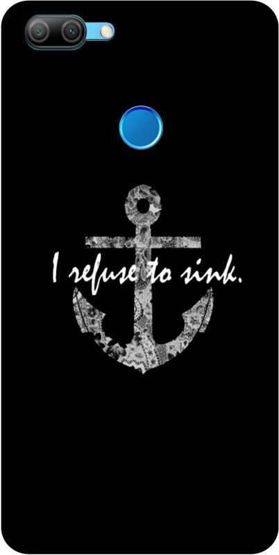 Smutty Back Cover for Honor 9N - Anchor Print  (Multicolor, Hard Case, Pack of: 1)