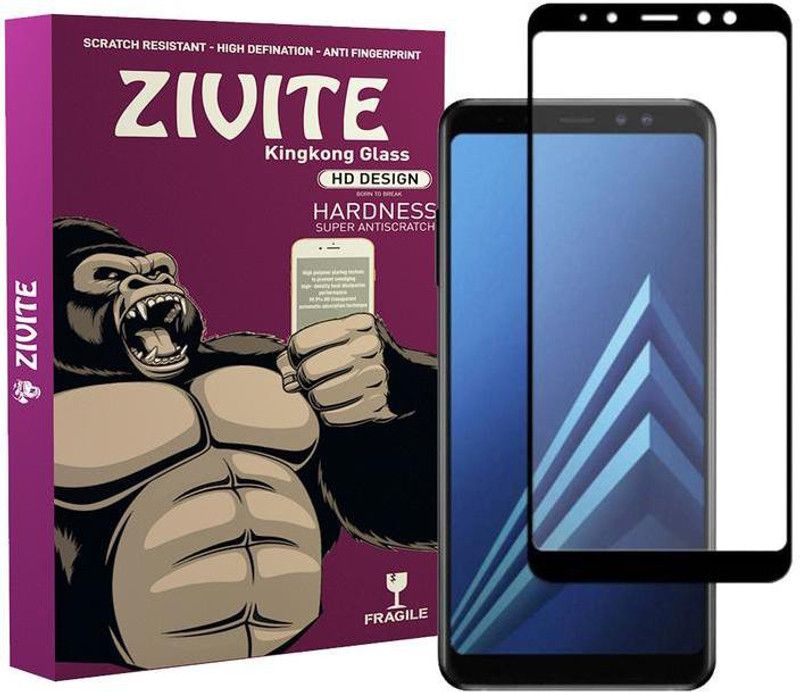 ZIVITE Edge To Edge Tempered Glass for Samsung Galaxy A7 2018 Edition  (Pack of 1)