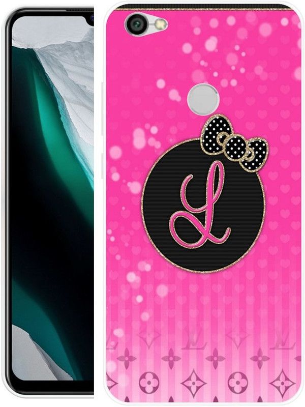 SHIVKUDI Back Cover for Mi Redmi Y1  (Pink, Black, Grip Case, Silicon)