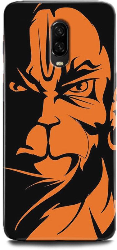 INDICRAFT Back Cover for One Plus 6T, Hanuman, Printed  (Multicolor, Shock Proof, Pack of: 1)