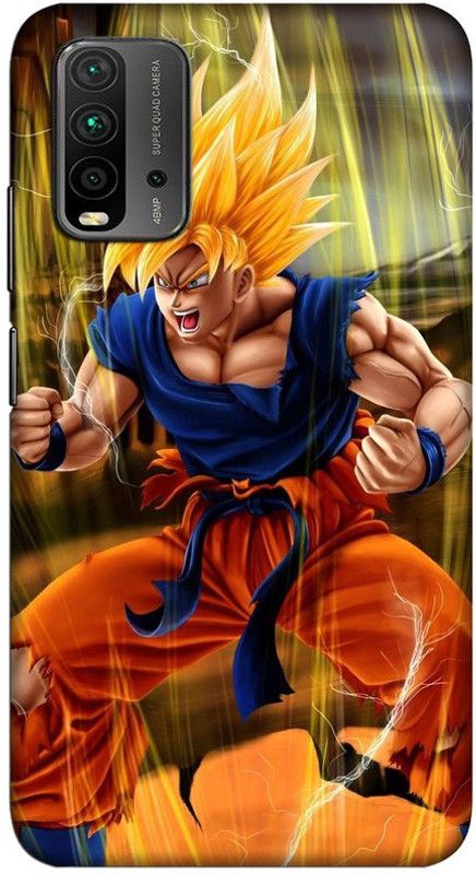 CROKIAN Back Cover for Redmi 9 Pawer Goku Back Cover  (Multicolor, Hard Case, Pack of: 1)
