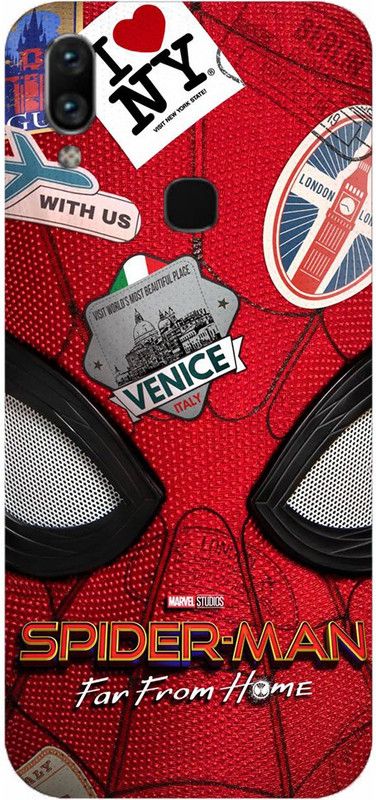 NDCOM Back Cover for Vivo Y83 Pro Avengers End Game Spider Man Printed  (Multicolor, Hard Case, Pack of: 1)