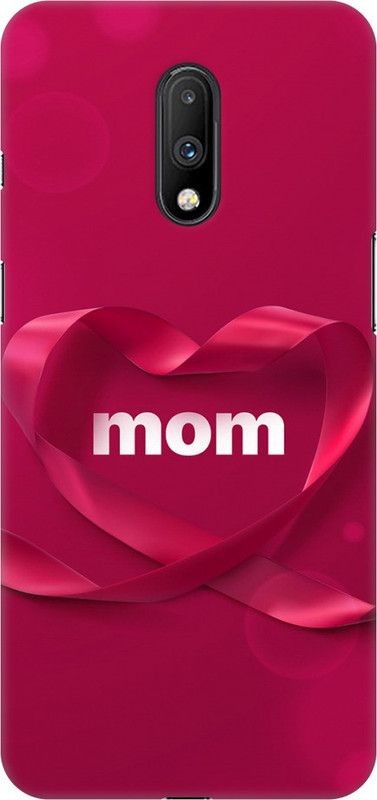 Coberta Case Back Cover for Oneplus 7  (Red, White, Hard Case)